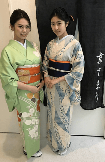 “Shoken silk kimono” one day rental plan